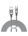Hurtownia GSM - Kabel szybkiego ładowania USB-C Baseus Flash, QC 3.0, Huawei SCP, Samsung AFC, 5A, 2m (srebrny) - BSU1750SLV - {ean13} - Hurt