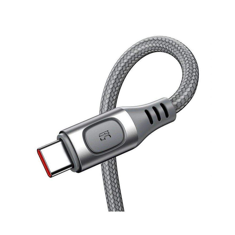 Hurtownia GSM - Kabel szybkiego ładowania USB-C Baseus Flash, QC 3.0, Huawei SCP, Samsung AFC, 5A, 2m (srebrny) - BSU1750SLV - {ean13} - Hurt