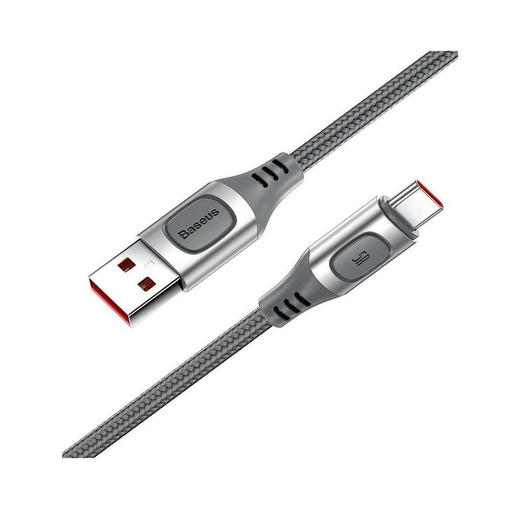 Hurtownia GSM - Kabel szybkiego ładowania USB-C Baseus Flash, QC 3.0, Huawei SCP, Samsung AFC, 5A, 2m (srebrny) - BSU1750SLV - {ean13} - Hurt