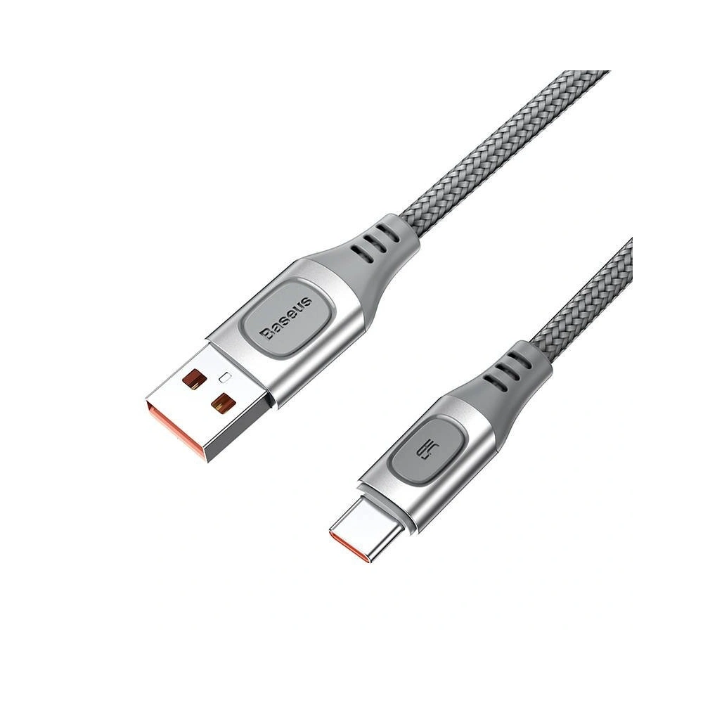 Hurtownia GSM - Kabel szybkiego ładowania USB-C Baseus Flash, QC 3.0, Huawei SCP, Samsung AFC, 5A, 2m (srebrny) - BSU1750SLV - {ean13} - Hurt
