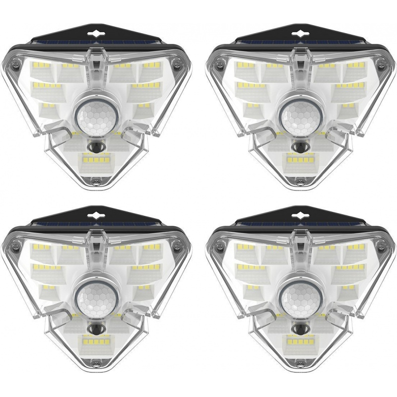 Baseus Distributor - 6953156225725 - BSU1753 - External solar LED Baseus lamp with motion detector (4 pcs) - B2B homescreen
