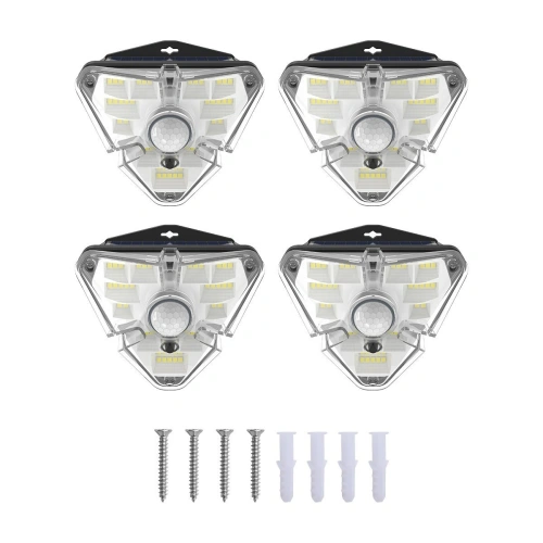Zewnętrzna lampa solarna LED Baseus z czujnikiem ruchu (4 sztuki)