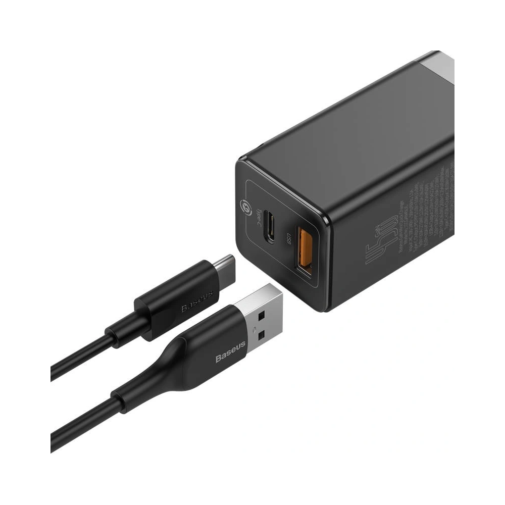 Wholesale Baseus quick charger GaN2 C+U, 45W, EU (black) - BSU1754BLK - {ean13} - Hurt