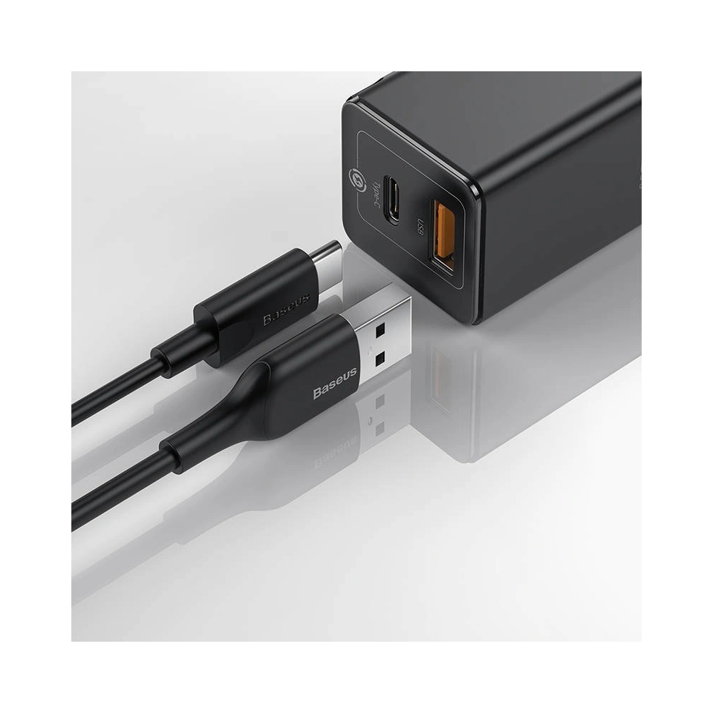 Wholesale Baseus quick charger GaN2 C+U, 45W, EU (black) - BSU1754BLK - {ean13} - Hurt