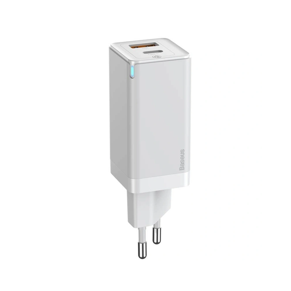 Hurtownia GSM - Ładowarka sieciowa Baseus GaN2 C+U, 45W, EU (biała) - BSU1755WHT - {ean13} - Hurt