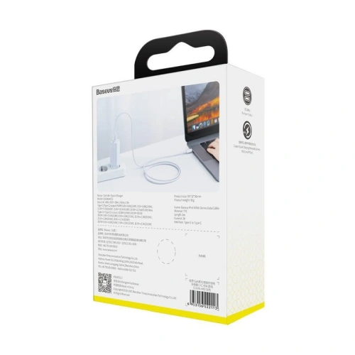 Ładowarka sieciowa Baseus GaN2 C+U, 45W, EU (biała)