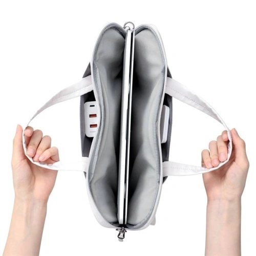 Torba na laptopa Baseus Basics Series, do 13 cali (biały)