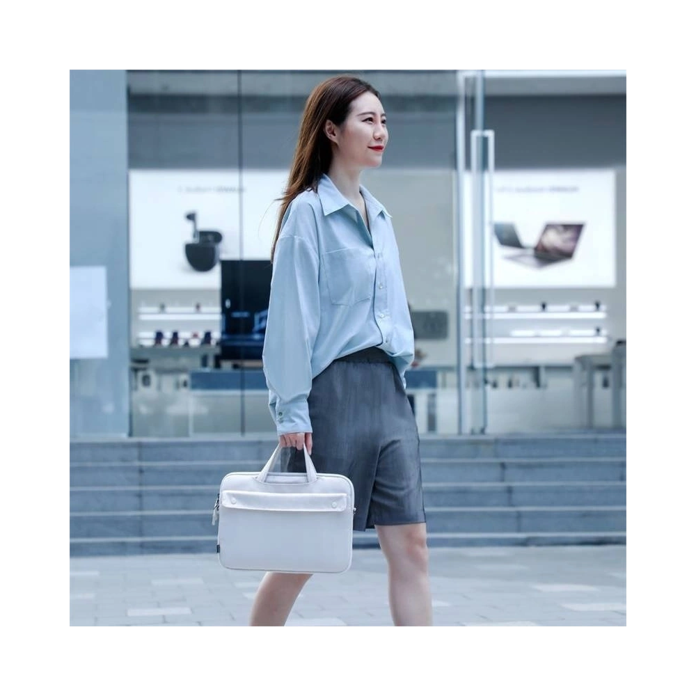 Wholesale Baseus Basics Series laptop bag, up to 13 inches (buff) - BSU1757WHT - {ean13} - Hurt