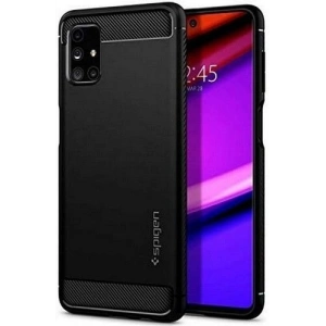 Hurtownia GSM - Spigen Rugged Armor Galaxy M51 Matte Black - SPN1247BLK - {ean13} - Hurt