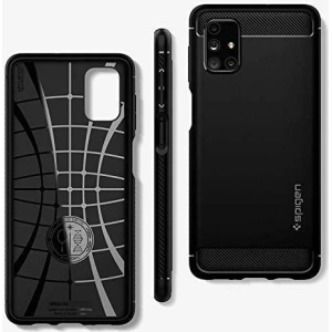 Hurtownia GSM - Spigen Rugged Armor Galaxy M51 Matt Schwarz - SPN1247BLK - {ean13} - Hurt