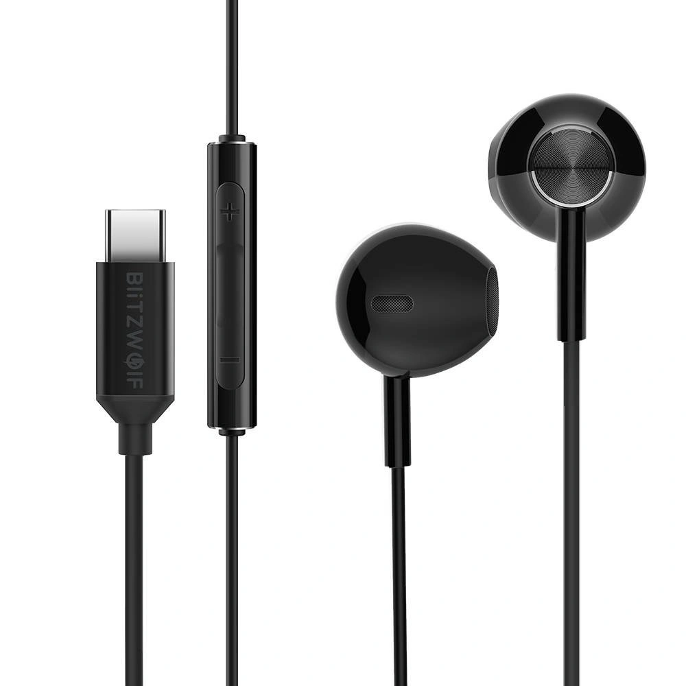 Wholesale Wired headphones BlitzWolf BW-ES5, USB-C (1.2 m) - BLZ280BLK - {ean13} - Hurt