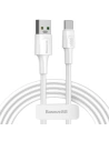 Kabel USB-C Baseus White Series, VOOC, QC, 5A, 2m (biały)