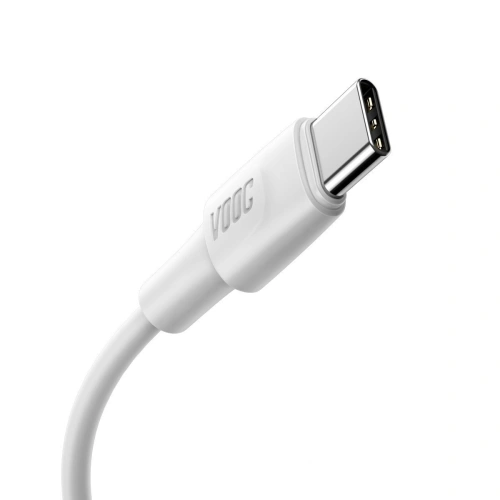 Kabel USB-C Baseus White Series, VOOC, QC, 5A, 2m (biały)
