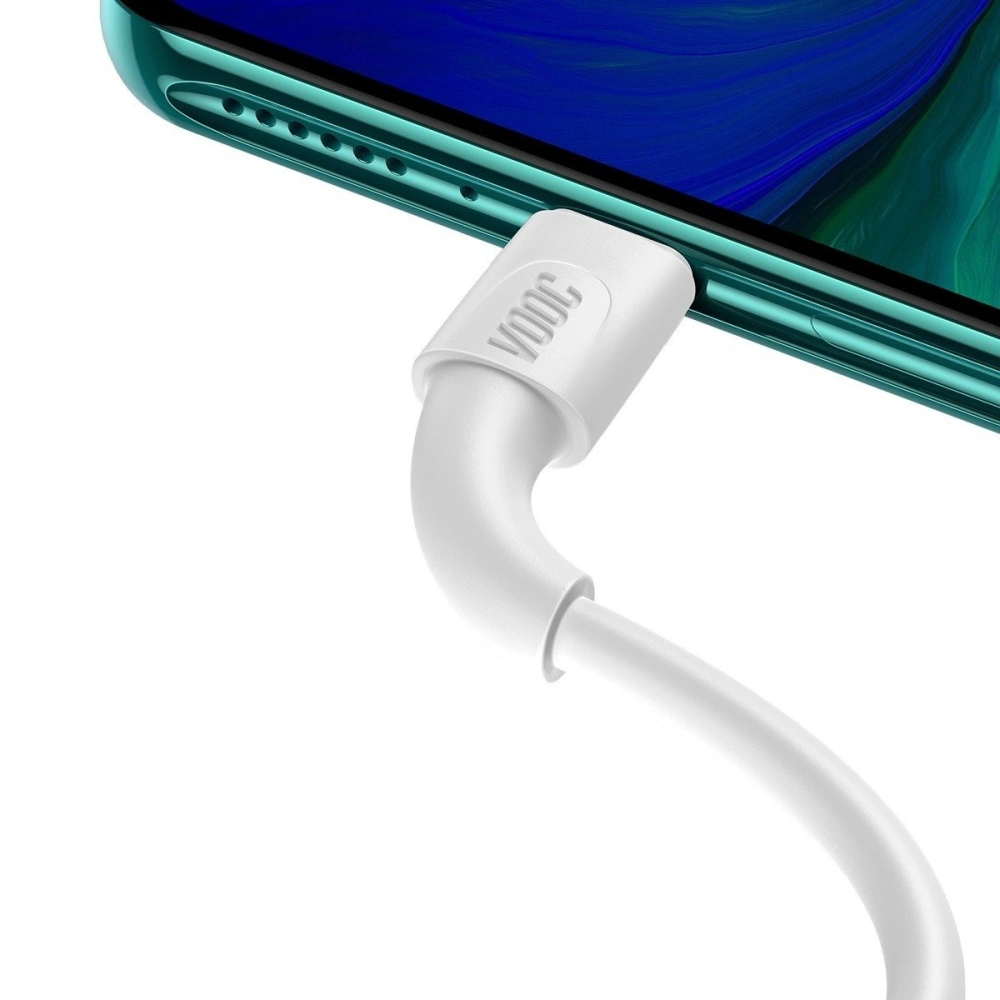 Hurtownia GSM - Kabel USB-C Baseus White Series, VOOC, QC, 5A, 2m (biały) - BSU1761WHT - {ean13} - Hurt