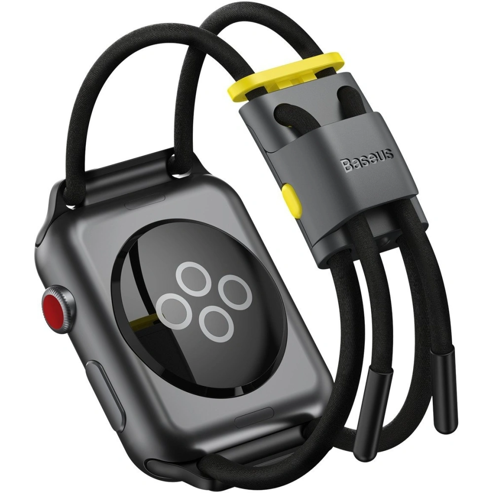Hurtownia GSM - Pasek Baseus Lets Go do Apple Watch 4/5/6/7/SE/8/9/10 40/41/42mm (szaro-żółty) - BSU1762GRYYEL - {ean13} - Hurt