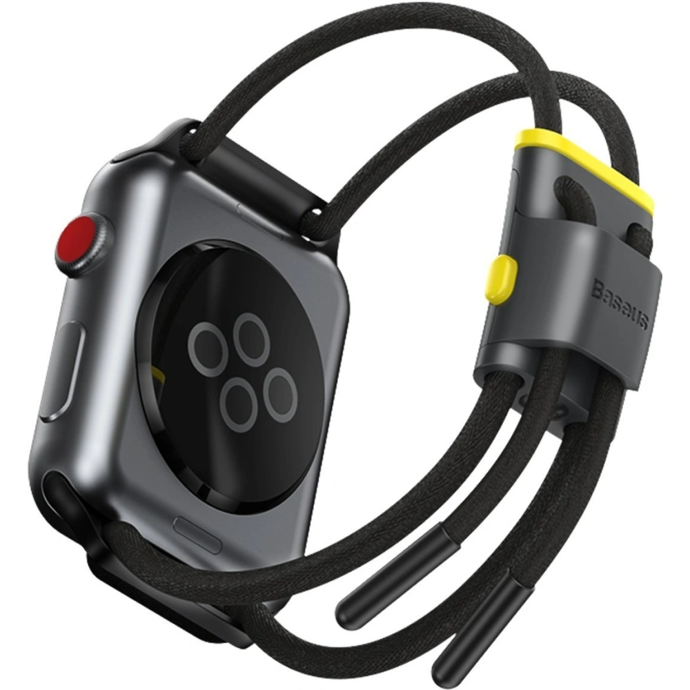 Hurtownia GSM - Pasek Baseus Lets Go do Apple Watch 4/5/6/7/SE/8/9/10 40/41/42mm (szaro-żółty) - BSU1762GRYYEL - {ean13} - Hurt