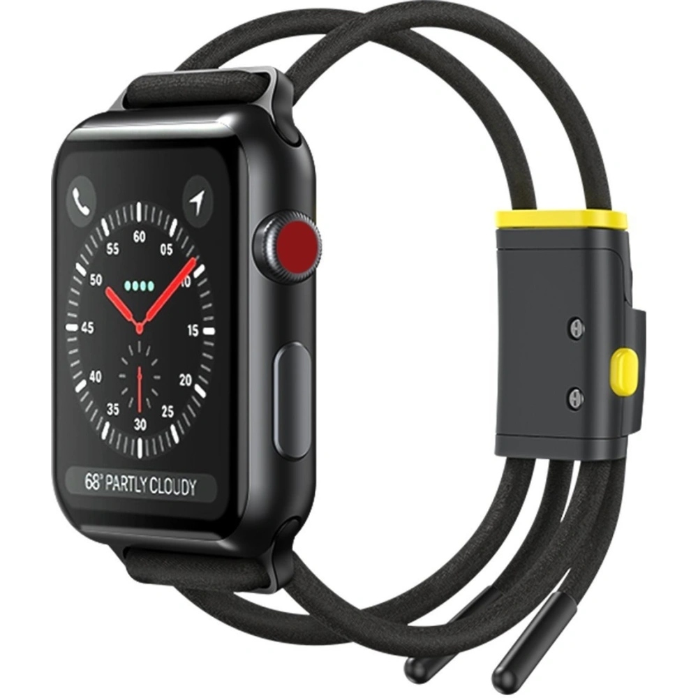 Hurtownia GSM - Pasek Baseus Lets Go do Apple Watch 4/5/6/7/SE/8/9/10 40/41/42mm (szaro-żółty) - BSU1762GRYYEL - {ean13} - Hurt