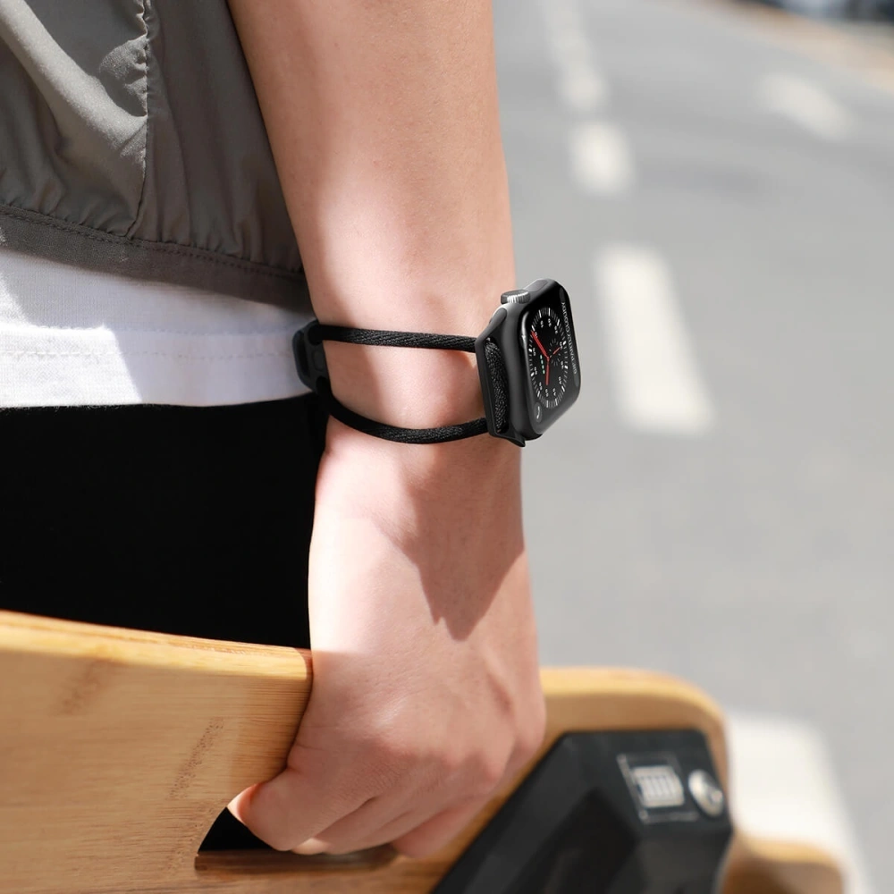 Hurtownia GSM - Pasek Baseus Lets Go do Apple Watch 4/5/6/7/SE/8/9/10 40/41/42mm (szaro-żółty) - BSU1762GRYYEL - {ean13} - Hurt