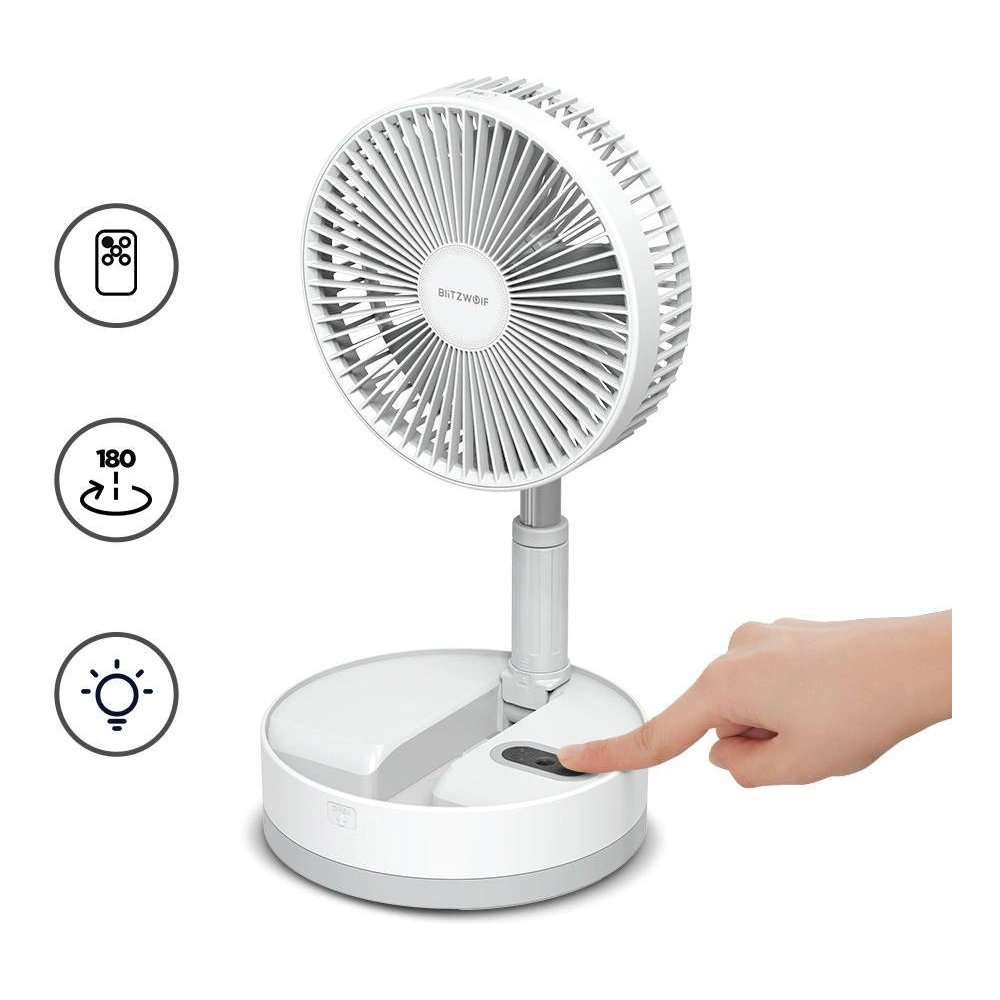 Hurtownia GSM - Wentylator skladany BlitzWolf BW-FUN7 (biały) - BLZ282WHT - {ean13} - Hurt