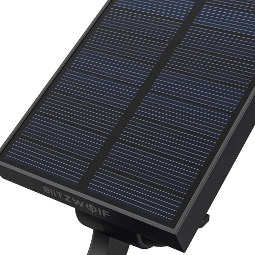 Zewnętrzna lampa solarna LED Blitzwolf BW-OLT2 z czujnikiem zmierzchu, 1800mAh