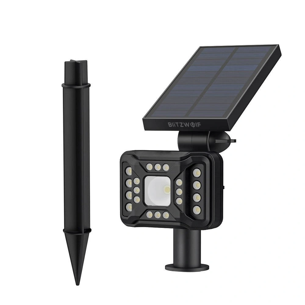 Wholesale External Blitzwolf LED solar lamp BW-OLT2 with dusk sensor, 1800mAh - BLZ288 - {ean13} - Hurt