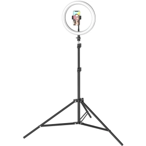 Stojak / statyw biurkowy Blitzwolf BW-SL2 na telefon, z lampą LED
