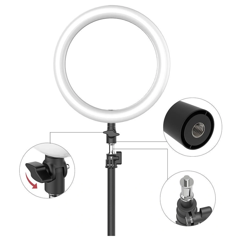 Hurtownia GSM - Stojak / statyw biurkowy Blitzwolf BW-SL2 na telefon, z lampą LED - BLZ291 - {ean13} - Hurt