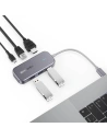 Hurtownia GSM - Adapter 6w1 Blitzwolf BW-TH10 Hub USB-C do 3xUSB 3.0, HDMI, RJ45, AUX, USB-C PD 3.0 100W - BLZ295 - {ean13} - Hurt