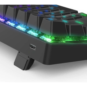 Bezprzewodowa klawiatura gamingowa, mechaniczna BlitzWolf BW-KB1, Red switch (RGB)