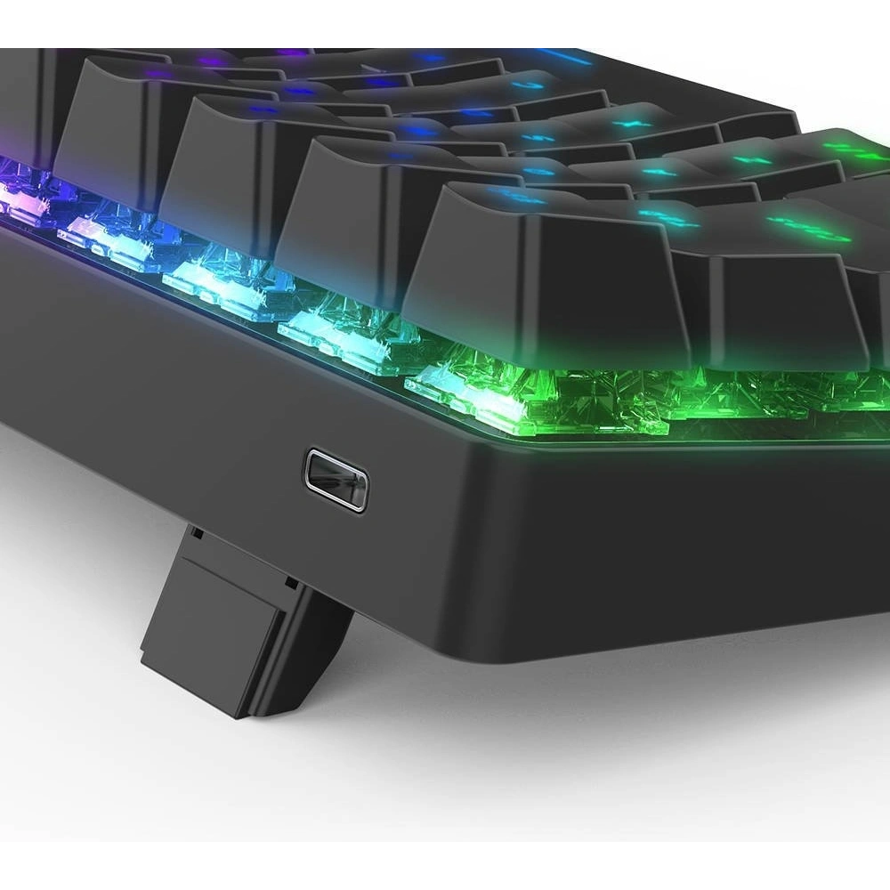 Hurtownia GSM - Bezprzewodowa klawiatura gamingowa, mechaniczna BlitzWolf BW-KB1, Red switch (RGB) - BLZ297 - {ean13} - Hurt