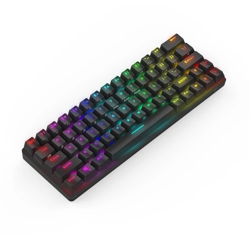Bezprzewodowa klawiatura gamingowa, mechaniczna BlitzWolf BW-KB1, Red switch (RGB)