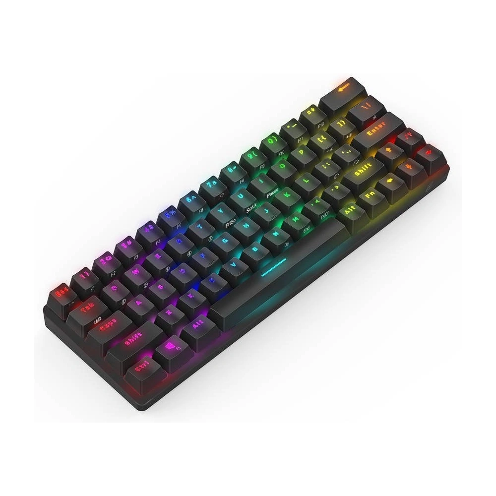 Hurtownia GSM - Bezprzewodowa klawiatura gamingowa, mechaniczna BlitzWolf BW-KB1, Red switch (RGB) - BLZ297 - {ean13} - Hurt