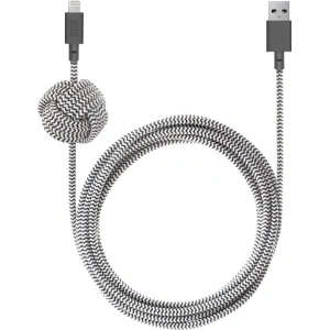 Hurtownia GSM - Kabel Native Union Night Cable Lightning z węzłem 3m (zebra) - NTU044ZEB - {ean13} - Hurt