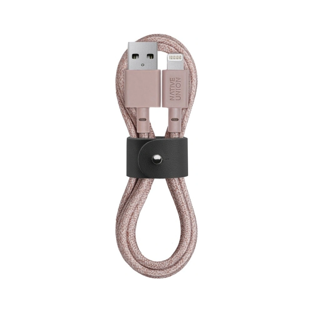 Hurtownia GSM - Kabel Native Union Belt Cable Lightning mit Lederverschluss 1,2m (rose) - NTU047RS - {ean13} - Hurt