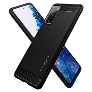 Wholesale Spigen Rugged Armor Samsung Galaxy S20 FE Matte Black - SPN1251BLK - {ean13} - Hurt