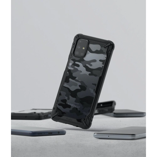 Etui Ringke Fusion-X Samsung Galaxy M31s Camo (Moro) Black