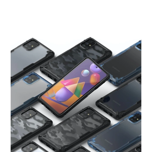 Etui Ringke Fusion-X Samsung Galaxy M31s Space Blue