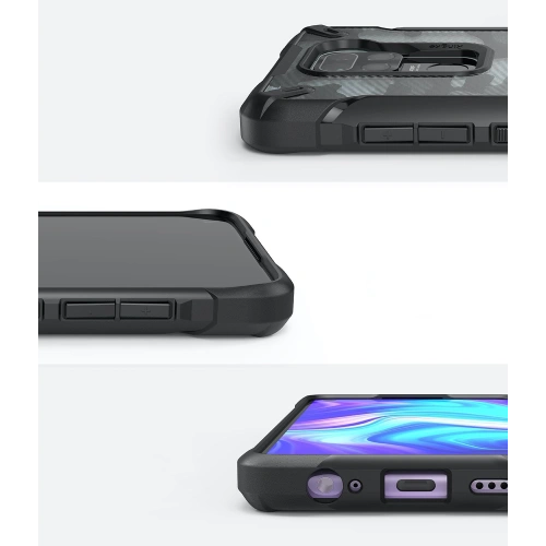Etui Ringke Fusion-X Redmi Note 9 Black