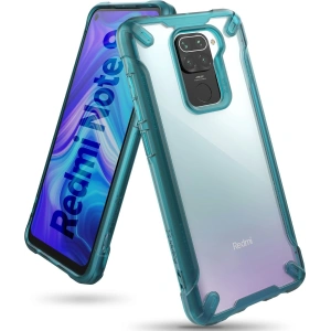 Hurtownia GSM - Etui Ringke Fusion-X Redmi Note 9 Verde Turcoaz - RGK1284GRN - {ean13} - Hurt