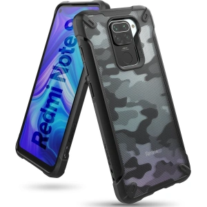 Hurtownia GSM - Etui Ringke Fusion-X Redmi Note 9 Camo (Moro) Negru - RGK1285MOB - {ean13} - Hurt