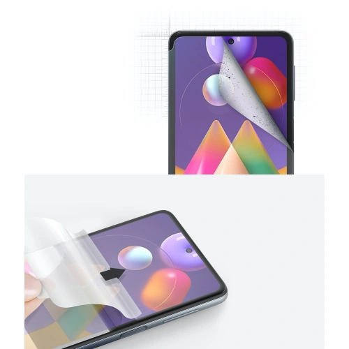 Folia hydrożelowa Ringke Dual Easy Wing Full Cover Samsung Galaxy M31s [2 PACK]