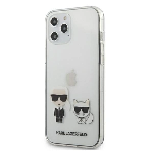 Hurtownia GSM - Etui Karl Lagerfeld KLHCP12LCKTR Apple iPhone 12 Pro Max hardcase Transparent Karl & Choupette - KLD315CL - {ean13} - Hurt