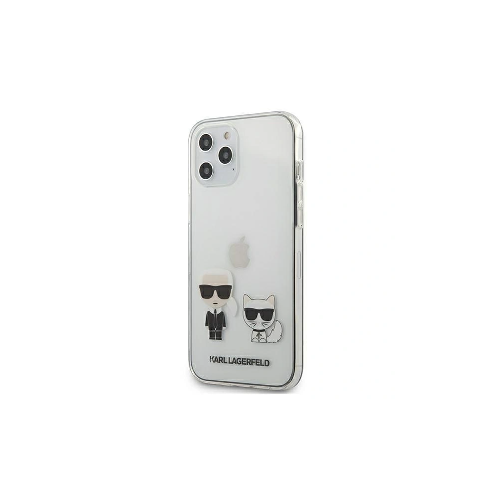 Hurtownia GSM - Etui Karl Lagerfeld KLHCP12LCKTR Apple iPhone 12 Pro Max hardcase Transparent Karl & Choupette - KLD315CL - {ean13} - Hurt