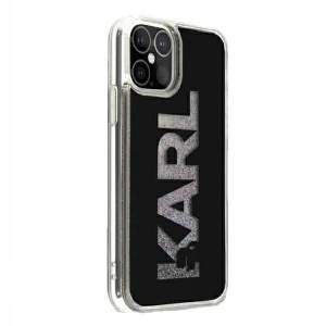 Hurtownia GSM - Etui Karl Lagerfeld KLHCP12LKLMLBK Apple iPhone 12 Pro Max czarny/black hardcase Karl Logo Glitter - KLD320BLK - {ean13} - Hurt