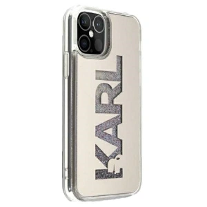 Hurtownia GSM - Etui Karl Lagerfeld KLHCP12LKLMLGR Apple iPhone 12 Pro Max srebrny/silver hardcase Mirror Liquid Glitter Karl - KLD321SLV - {ean13} - Hurt