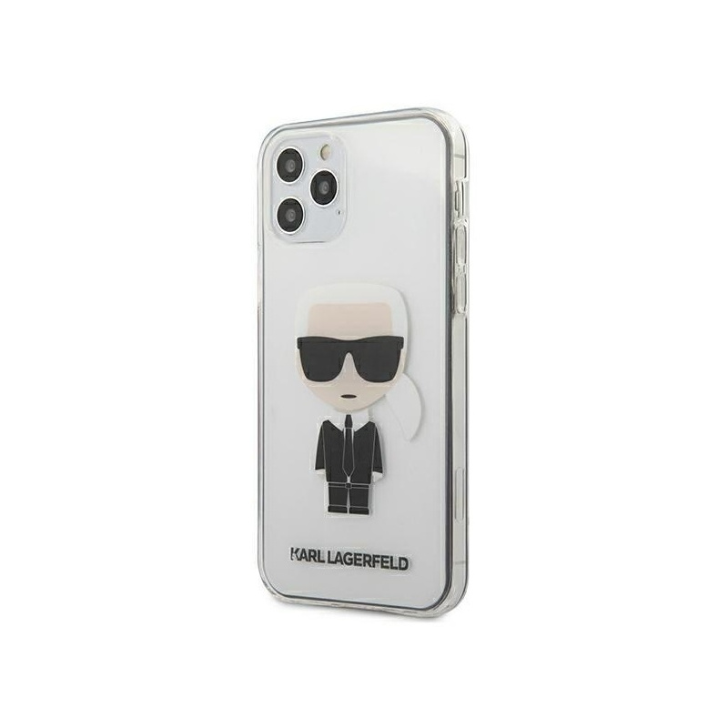 Karl Lagerfeld Distributor - 3700740483008 - KLD322CL - Karl Lagerfeld KLHCP12LKTR Apple iPhone 12 Pro Max hardcase Transparent Karl`s Head - B2B homescreen