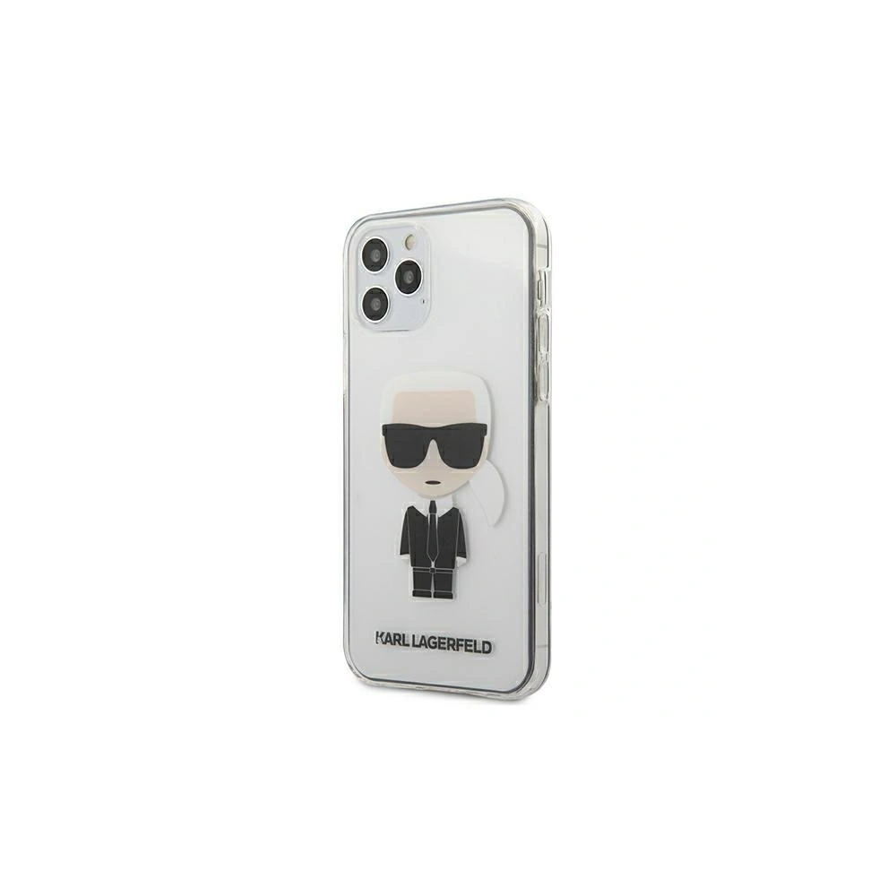 Hurtownia GSM - Etui Karl Lagerfeld KLHCP12LKTR Apple iPhone 12 Pro Max Hardcase Transparent Karls Kopf - KLD322CL - {ean13} - Hurt