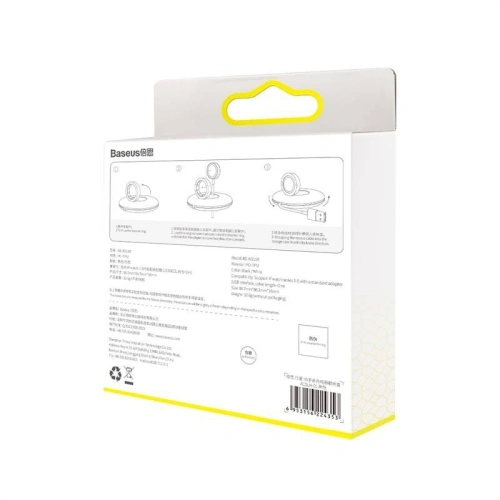 Baseus Planet organizer na ładowarkę do Apple Watch (czarna)