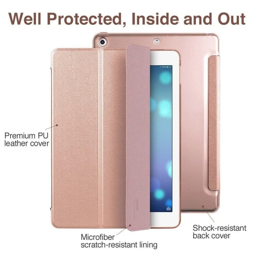 Etui ESR Yippee Apple iPad 9.7 2017/2018 (5. i 6. generacji) Rose Gold