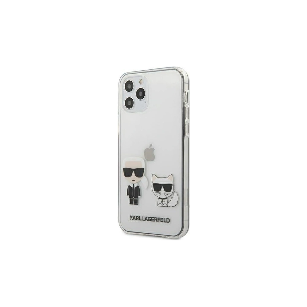 Hurtownia GSM - Etui Karl Lagerfeld KLHCP12MCKTR Apple iPhone 12/12 Pro hardcase Transparent Karl & Choupette - KLD330CL - {ean13} - Hurt